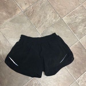 Black lululemon shorts